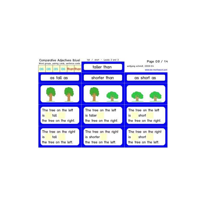Comparative Adjectives (This article is also available in German)