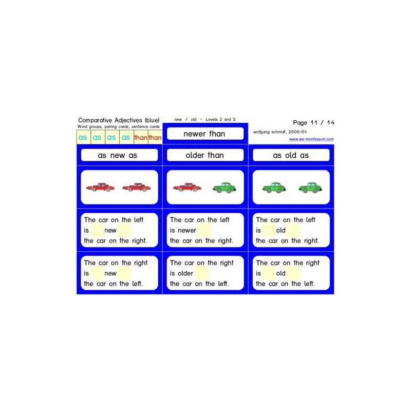 Comparative Adjectives (This article is also available in German)