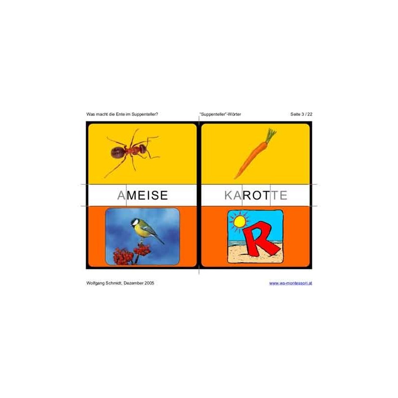 The duck in the soup plate