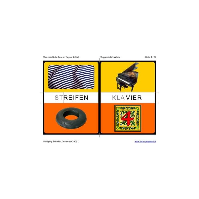 The duck in the soup plate