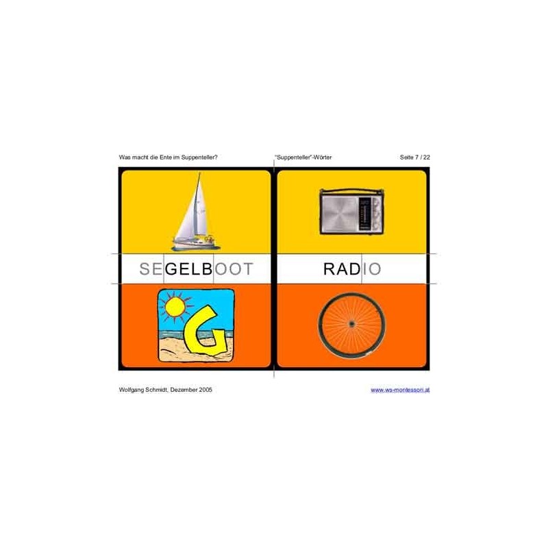 The duck in the soup plate