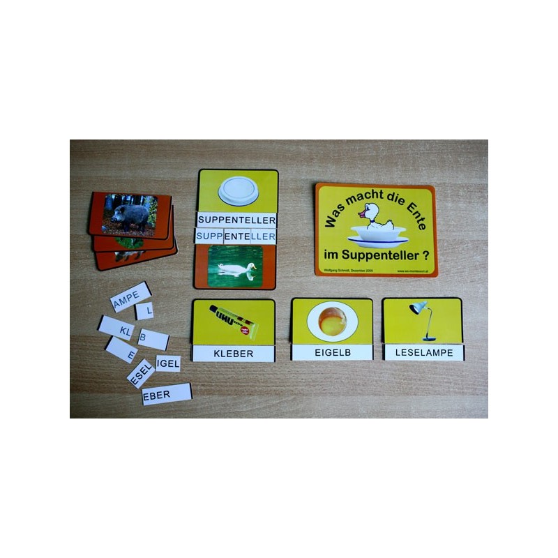 The duck in the soup plate