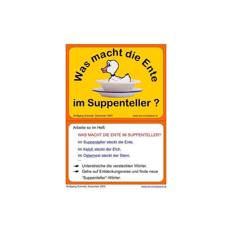 Die Ente im Suppenteller
