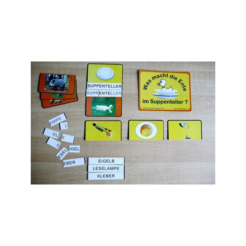 The duck in the soup plate