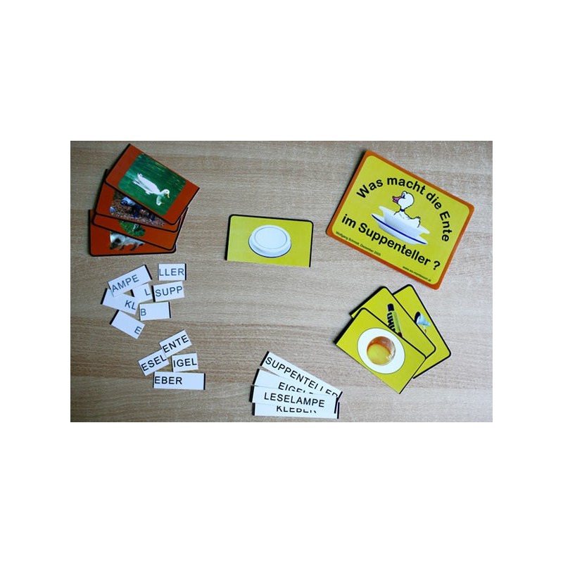 The duck in the soup plate