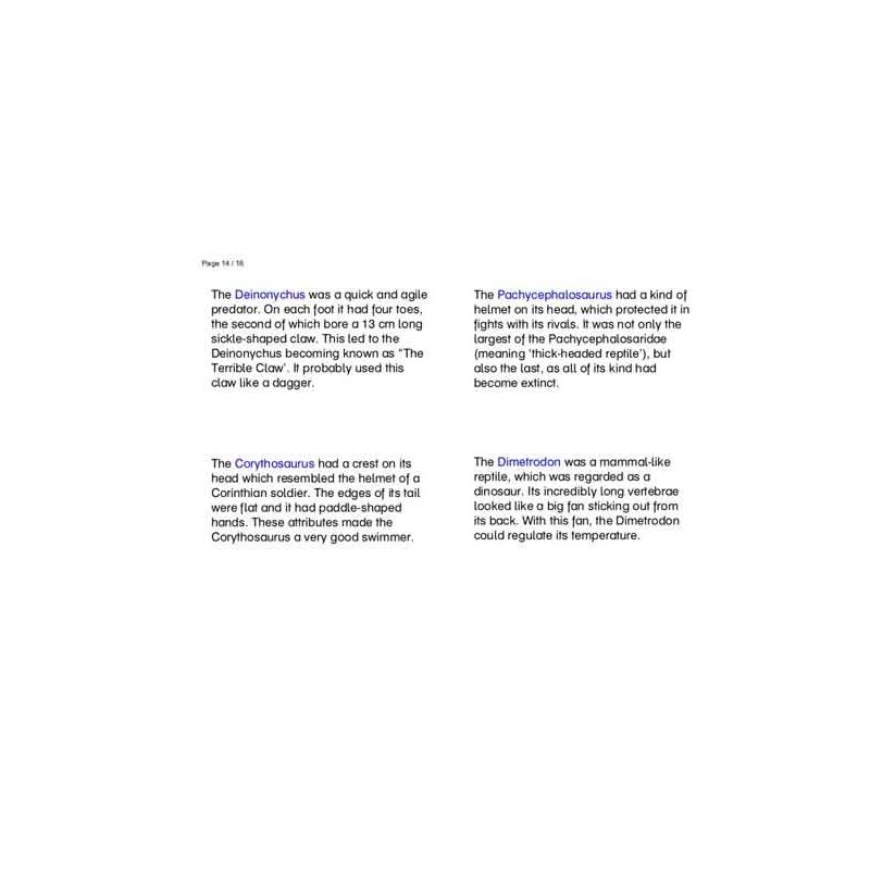 Dinosaurs (This article is also available in German)