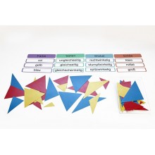 Dreieckspiel, Adjektive blau