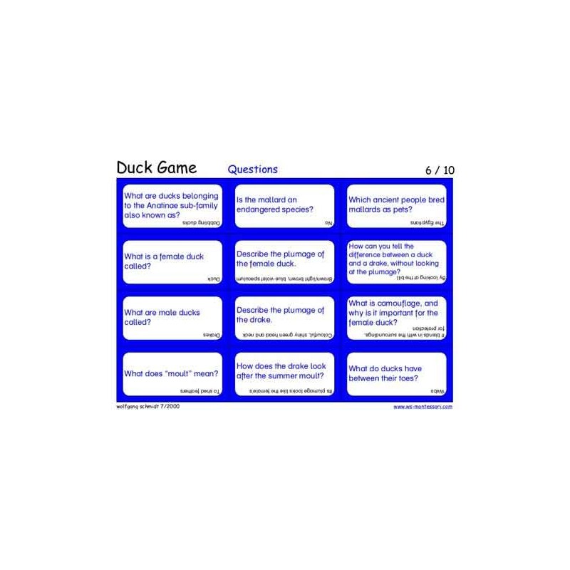 Duck Game (Dieser Artikel ist auch in deutsch erhältlich)