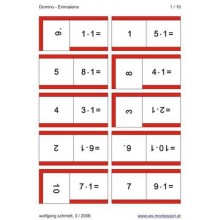 Multiplication tables - dominoes