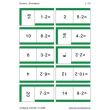 Multiplication tables - dominoes