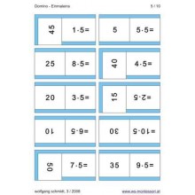 Multiplication tables - dominoes
