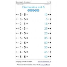 Einmaleins - Gummispannbrett