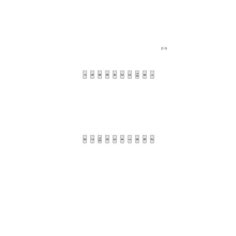 Multiplication tables - bracket cards