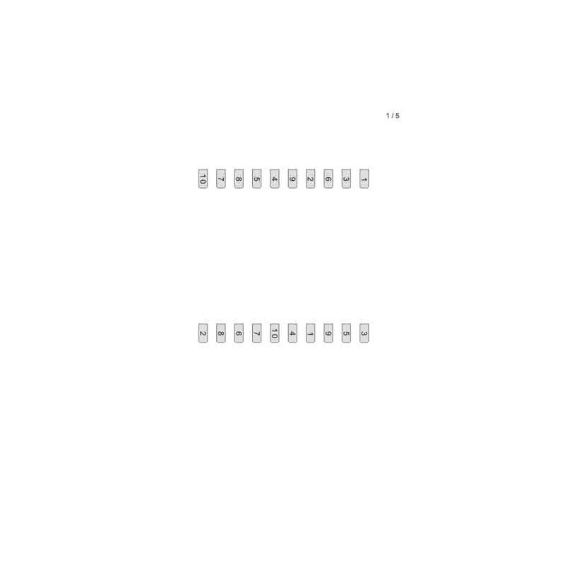 Multiplication tables - bracket cards