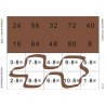 Multiplication tables - laying cards