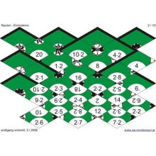 Multiplication tables - laying stones
