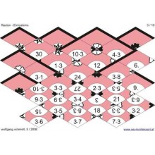 Multiplication tables - laying stones