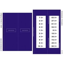 Multiplication tables - slide cards