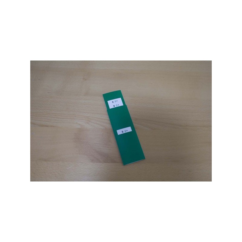 Multiplication tables - slide cards