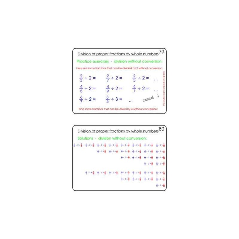 Fractions Part 2, Multiplication & Division (This article is also available in German)