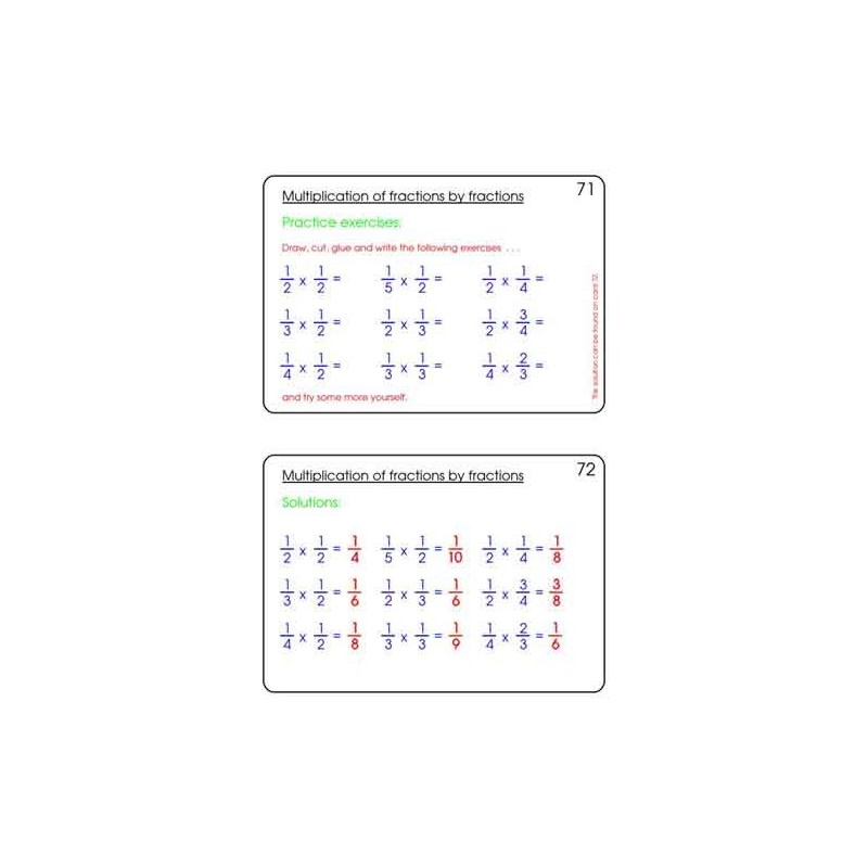 Fractions Part 2, Multiplication & Division	 (Dieser Artikel ist auch in deutsch erhältlich)
