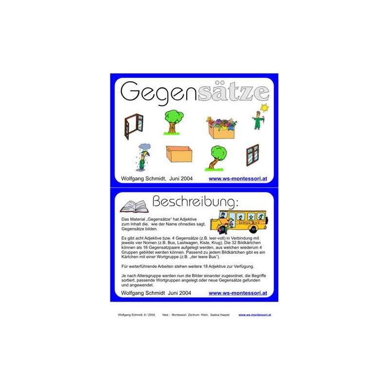 Protiklady, adj. Modrá