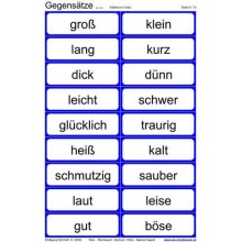 Opposites, adj. Blue