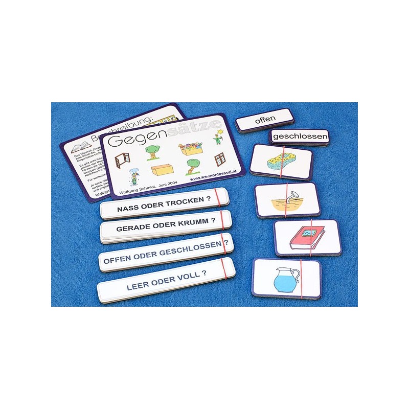 Opposites, adj. Blue