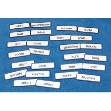 Opposites, adj. Blue