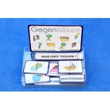 Opposites, adj. Blue