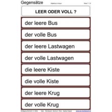 Gegensätze, Adj. braun