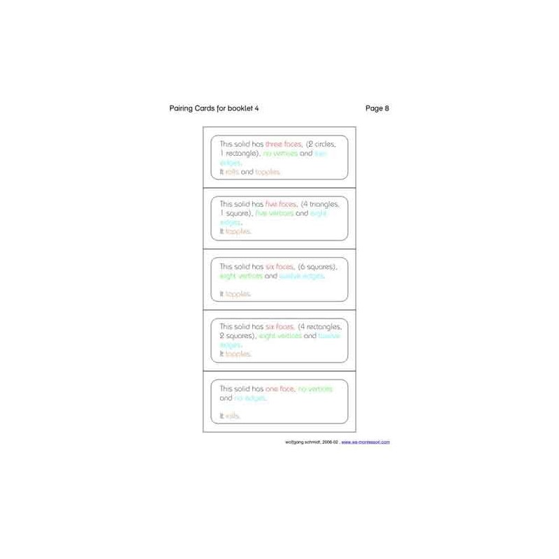 Geometric Solids	 (Dieser Artikel ist auch in deutsch erhältlich)