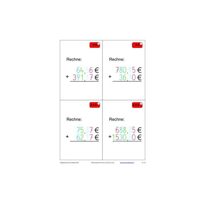 EURO calculation file