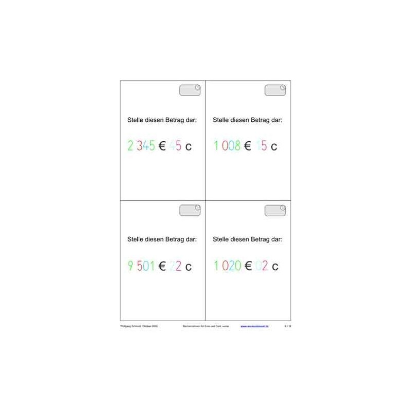 EURO calculation file