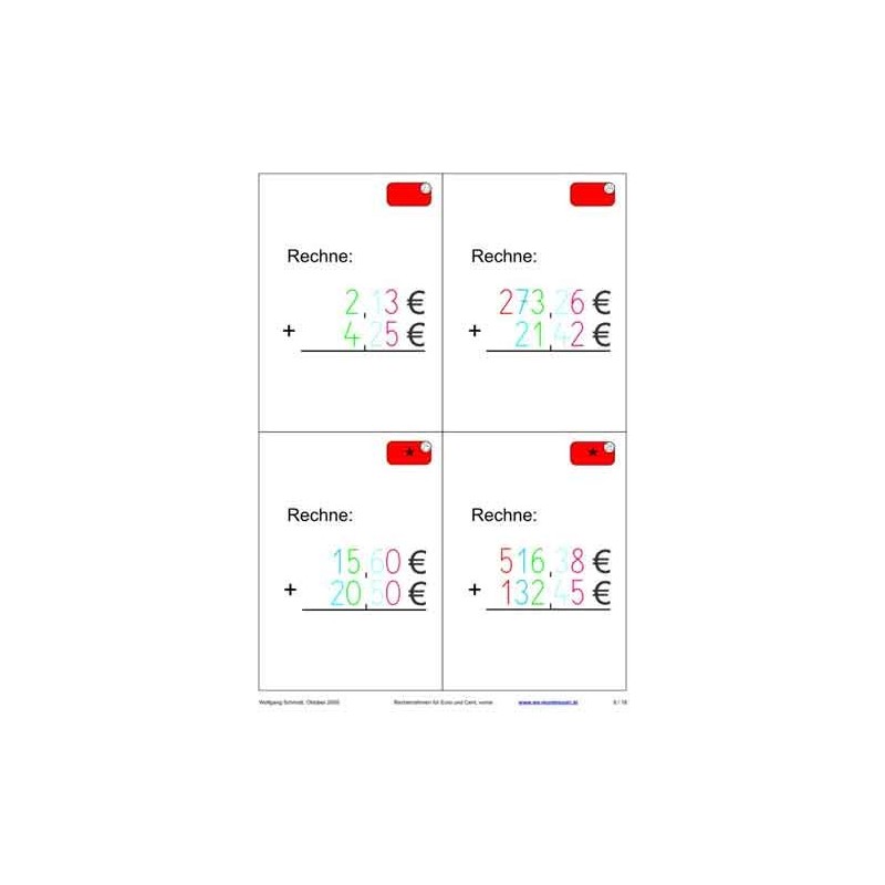 EURO calculation file