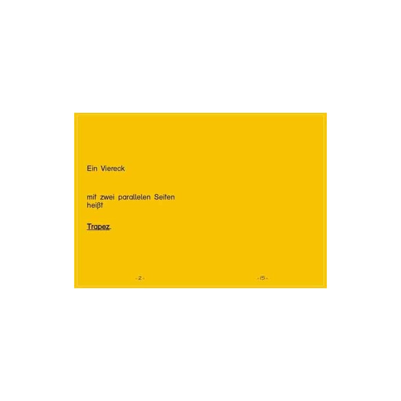 Geometric shapes - booklets