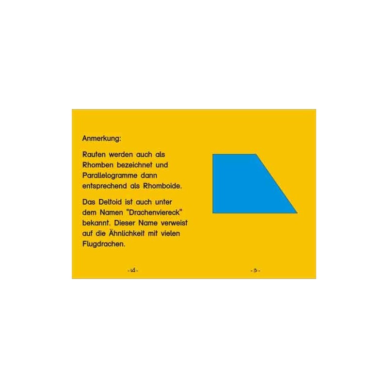 Geometric shapes - booklets