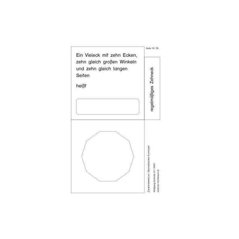 Geometric shapes - cards