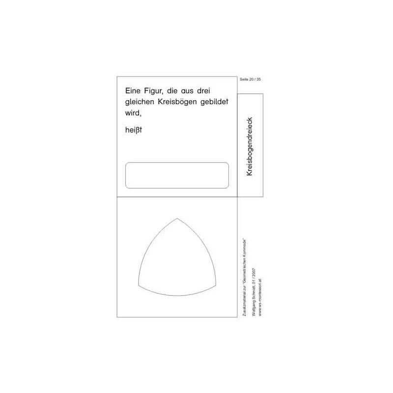 Geometrische Formen - Karten