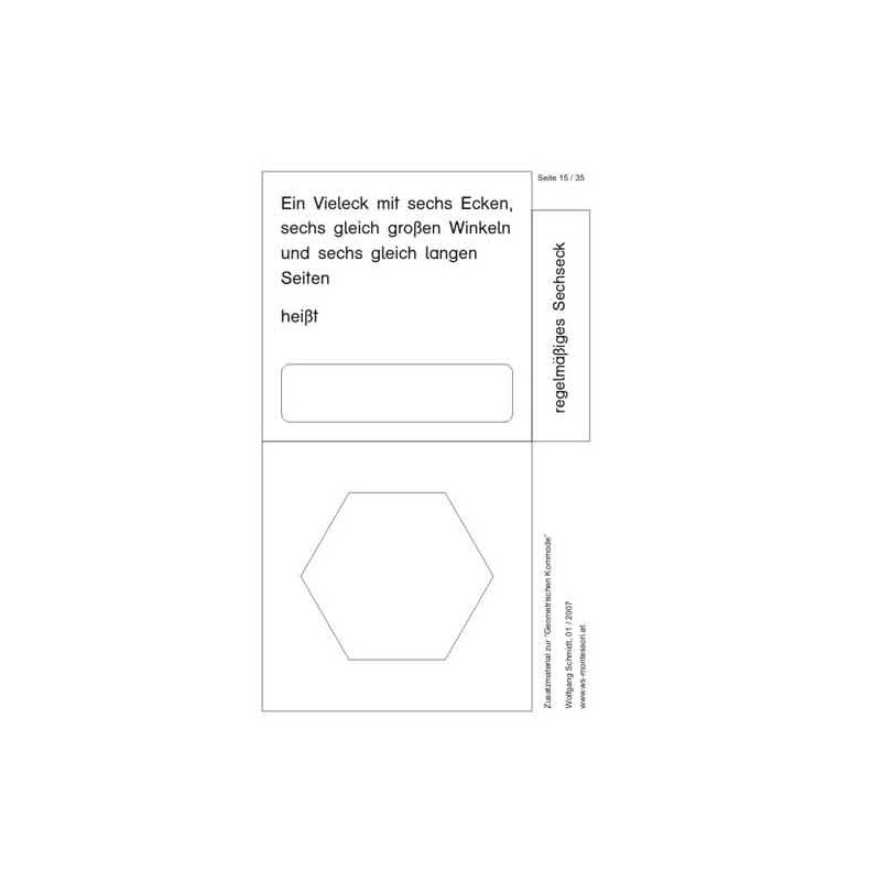 Geometrische Formen - Karten