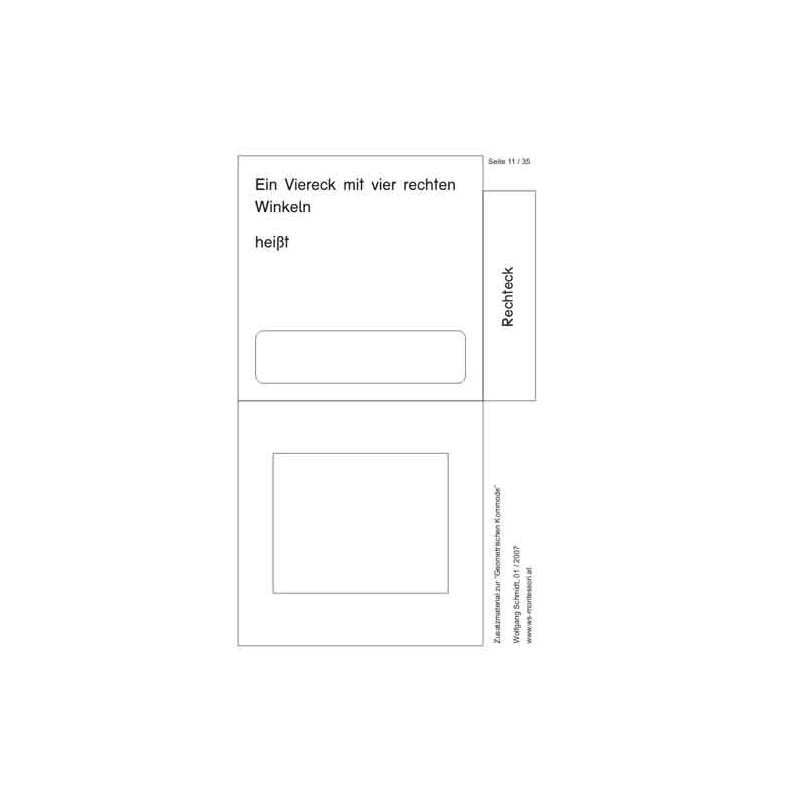 Geometric shapes - cards