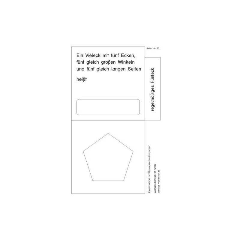 Geometrische Formen - Karten