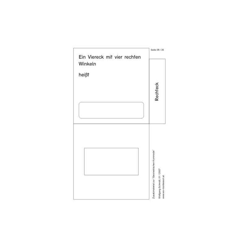 Geometric shapes - cards