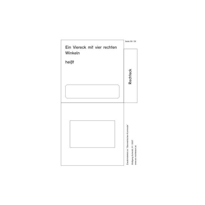 Geometrische Formen - Karten