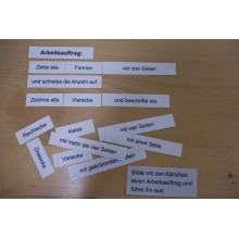 Geometric shapes - cards