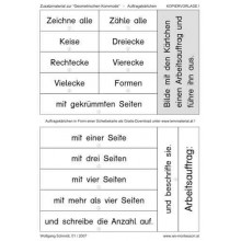 Geometrische Formen - Karten