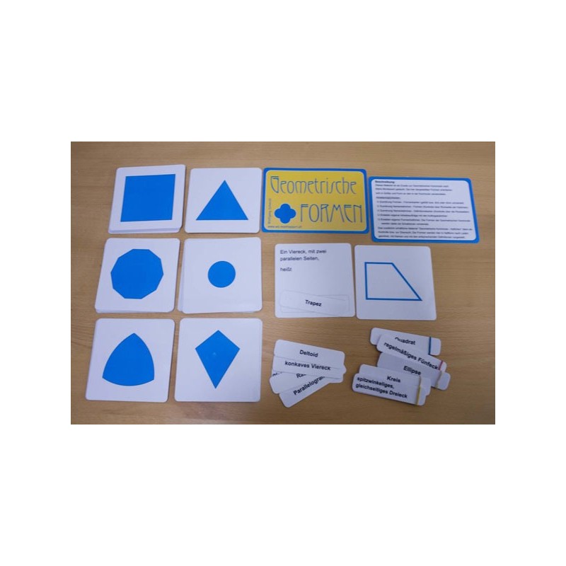 Geometric shapes - cards