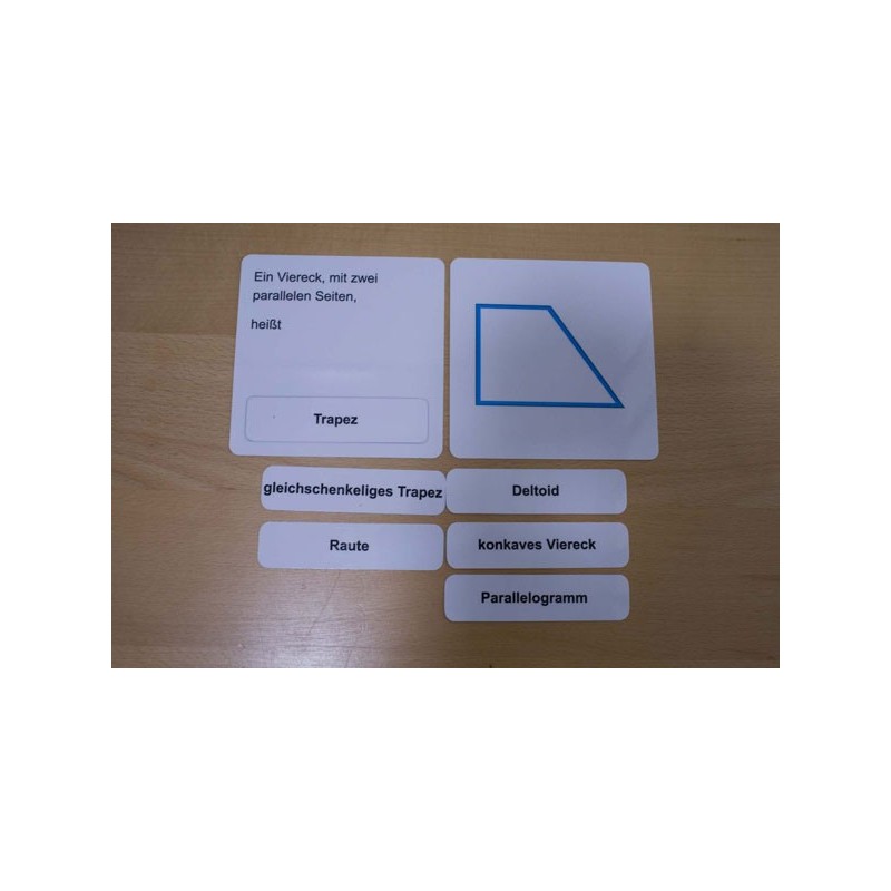 Geometrische Formen - Karten