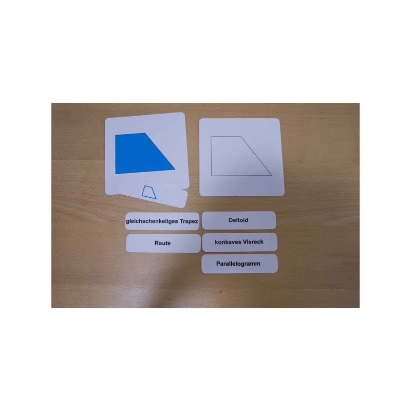 Geometric shapes - cards