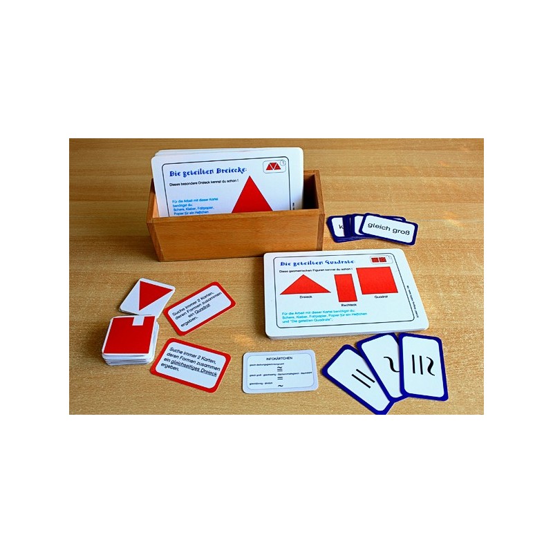 Split squares and triangles